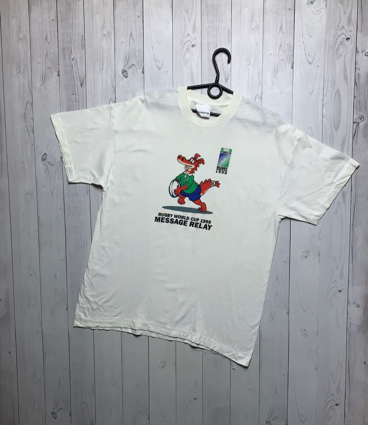 Vintage Vintage Rugby Wales World Cup 1999 Cymru 99 rare logo Size US XL / EU 56 / 4 - 1 Thumbnail