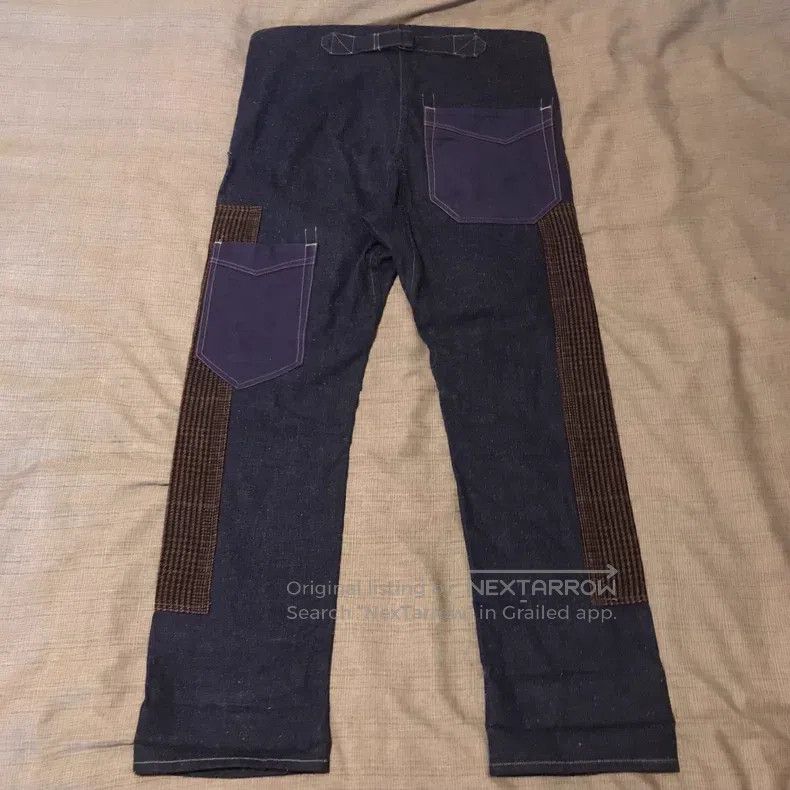 Junya Watanabe Junya Watanabe size XS Mixed denim overalls Size 23" - 2 Thumbnail