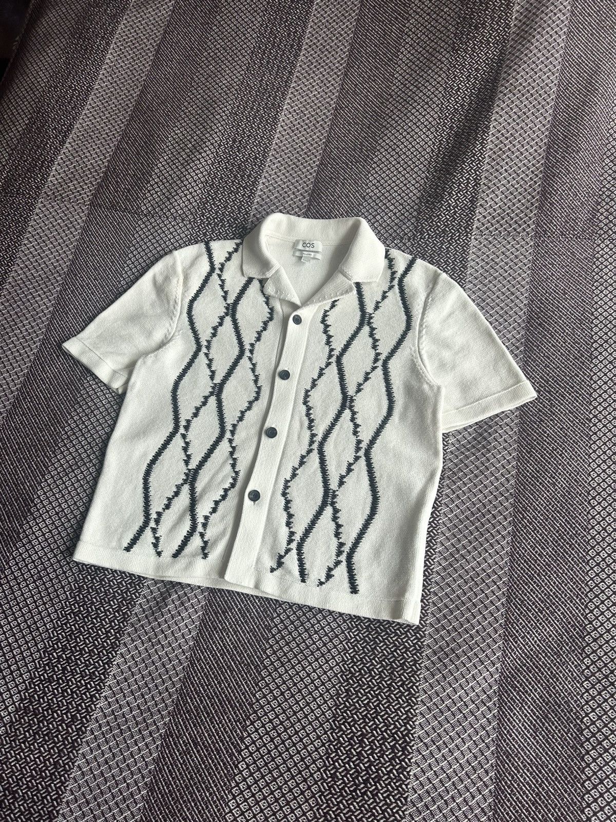 Cos COS Old Money Style Polo T-shirt Mens Relaxed Fit Size S / M Size US M / EU 48-50 / 2 - 2 Thumbnail