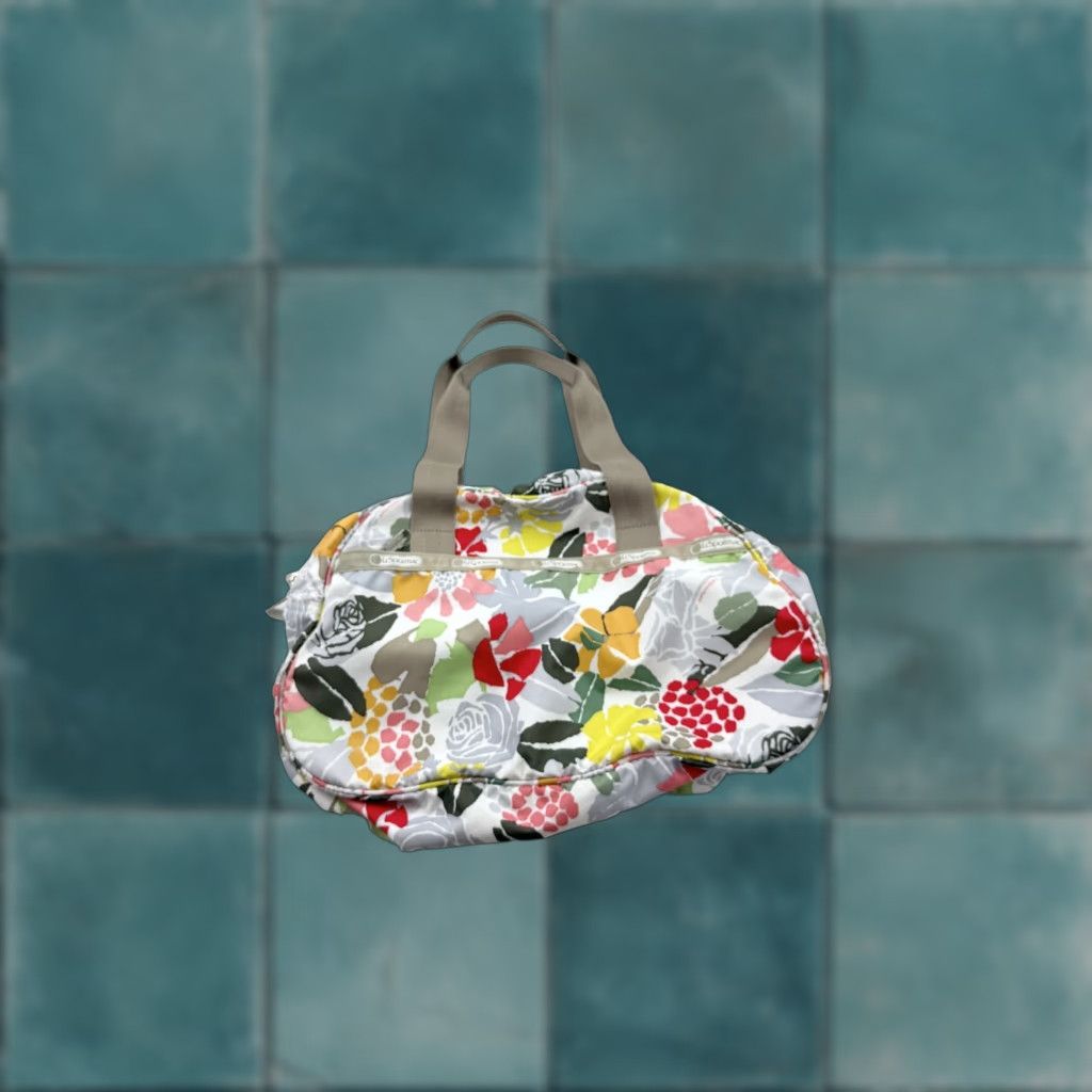 LeSportsac LeSportsac Duffle Bag Womens Floral Nylon Tote Travel Shoulder P... Size ONE SIZE - 1 Thumbnail