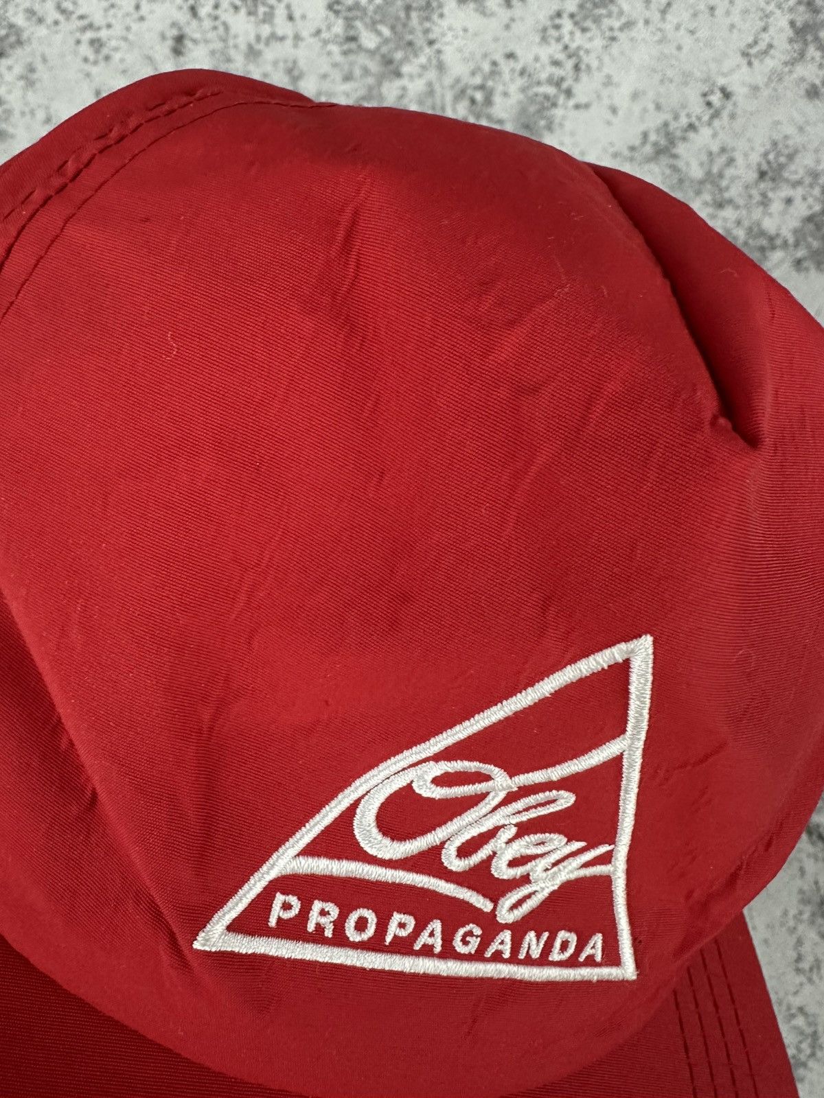Obey Obey Propaganda Red Nylon Snapback Hat Streetwear Size ONE SIZE - 3 Thumbnail