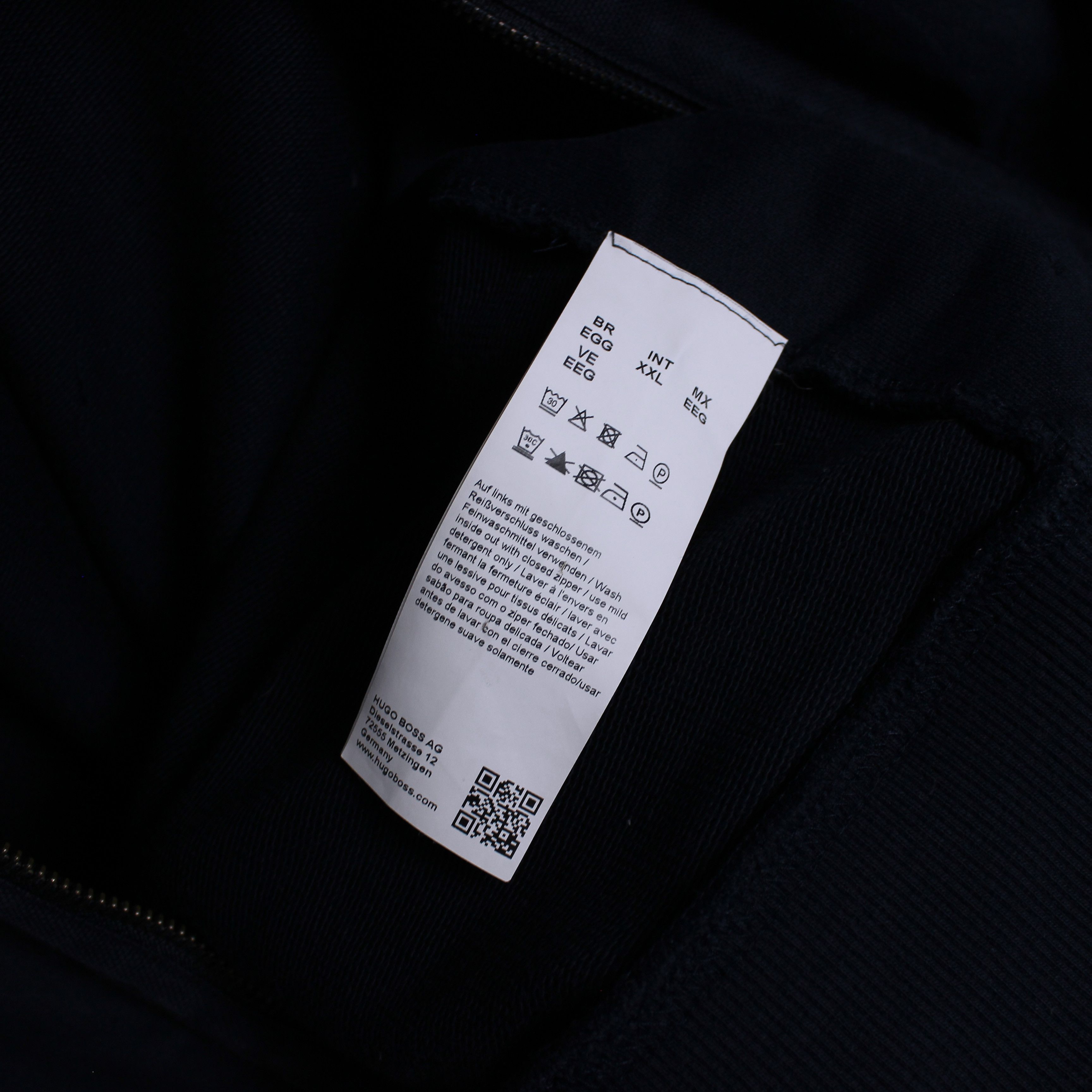 Hugo Boss Hugo Boss jacket men navy blue full zip XL XXL Size US XL / EU 56 / 4 - 8 Thumbnail