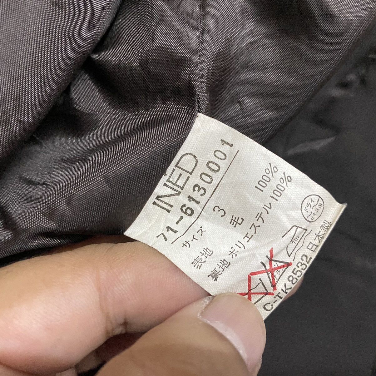 Yohji Yamamoto Vintage Yohji Yamamoto INÉD Jacket Made JAPAN Size M / US 6-8 / IT 42-44 - 7 Thumbnail