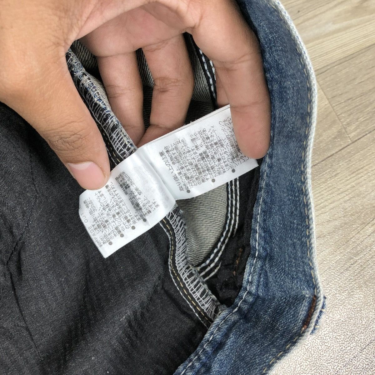 If Six Was Nine × Japanese Brand × Le Grande Bleu (L.G.B.) 2000s Nicole Club Multi Pocket Faded Bootcut Flared Jeans Size US 31 - 16 Thumbnail
