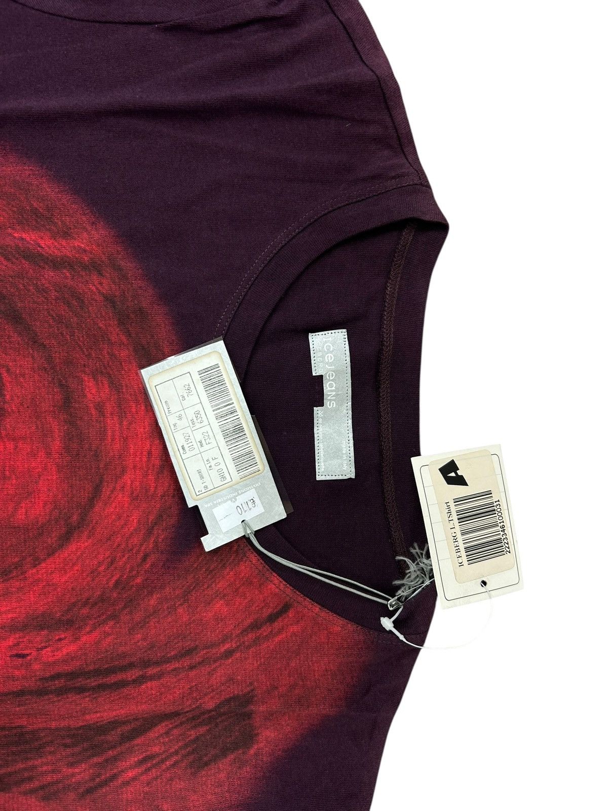 Iceberg Iceberg IceJeans Long Sleeve T-Shirt Violet - Size 46 Size L / US 10 / IT 46 - 4 Thumbnail