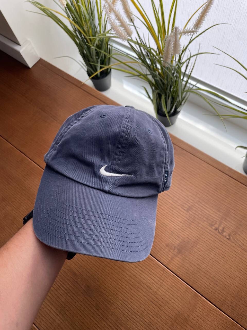 Nike × Vintage Vintage Nike Y2K Central Swoosh Drill Cap Hat One Size Size ONE SIZE - 9 Thumbnail