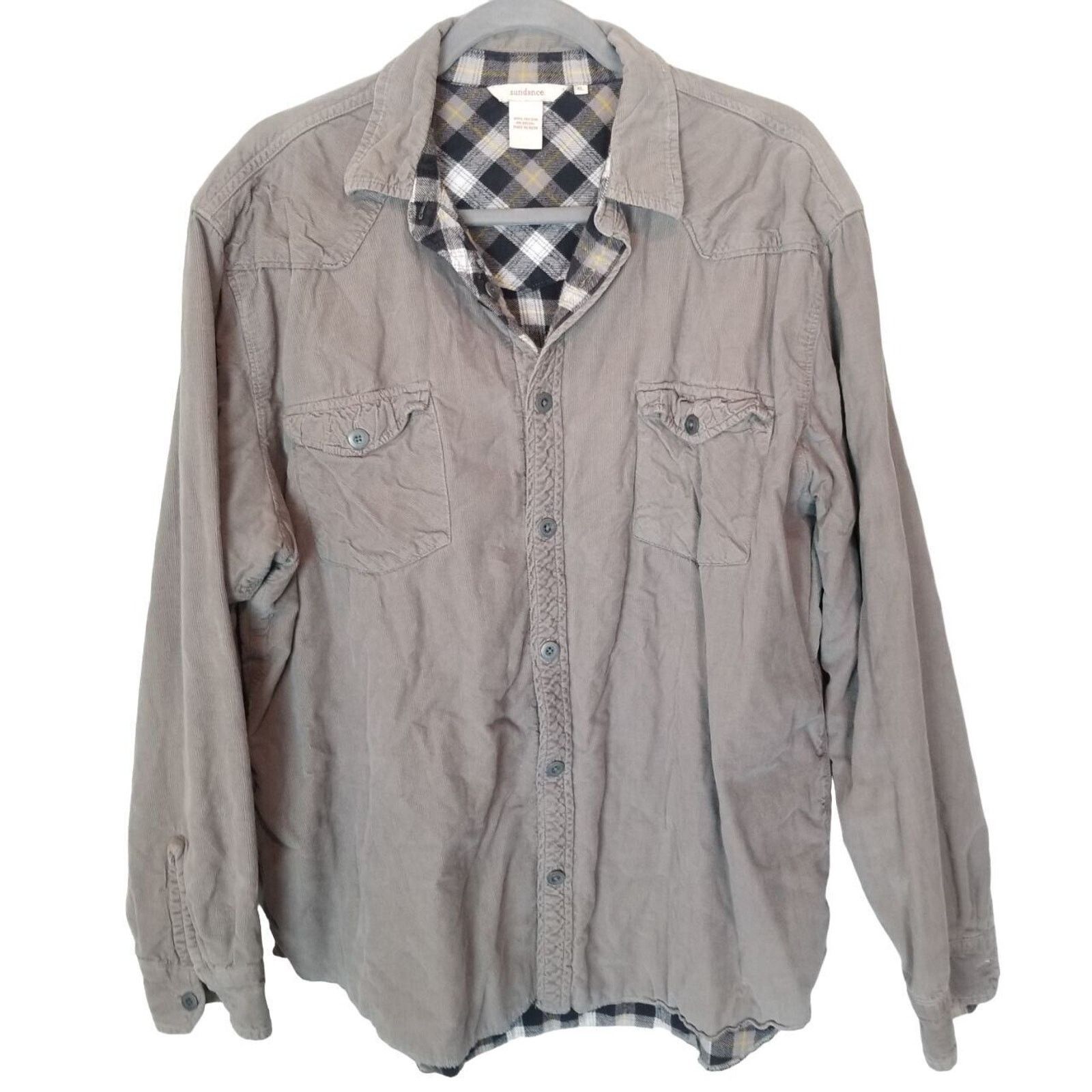Sundry Sundance Western Corduroy Shirt XL Flannel Lined Gorpcore Size US XL / EU 56 / 4 - 1 Thumbnail