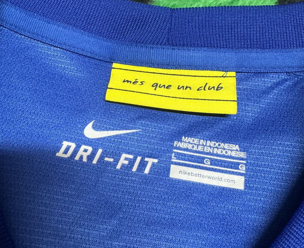 Nike Barcelona 13/14 goalkeeper gk shirt Size US L / EU 52-54 / 3 - 7 Thumbnail