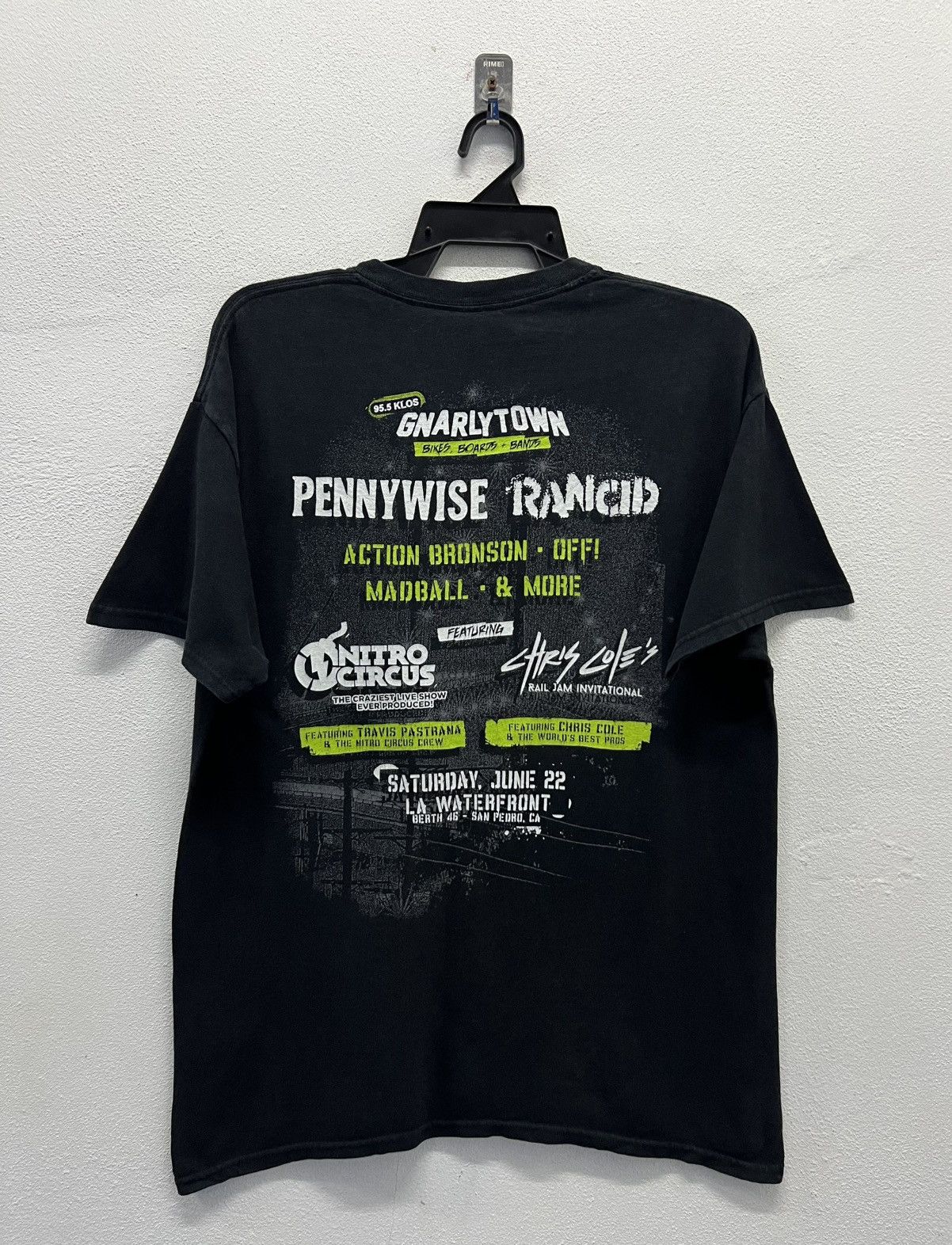 Band Tees × Vintage GNARLYTOWN BIKERS, BOARDS + BANDS PENNYWISE RANCID SHIRT Size US M / EU 48-50 / 2 - 2 Thumbnail