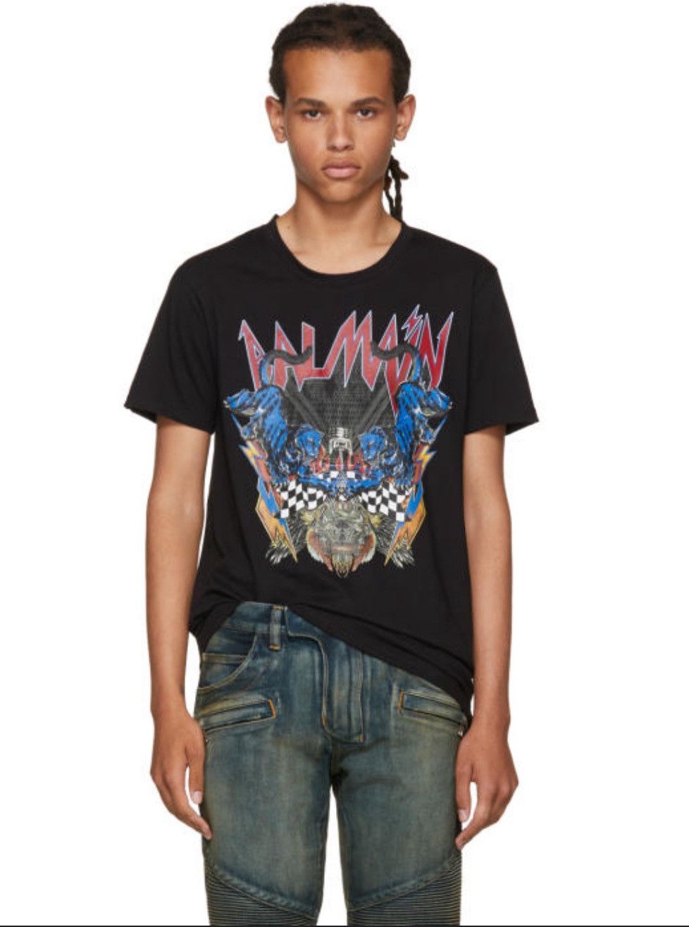 Balmain Balmain rock graphic t shirt Size US S / EU 44-46 / 1 - 2 Thumbnail