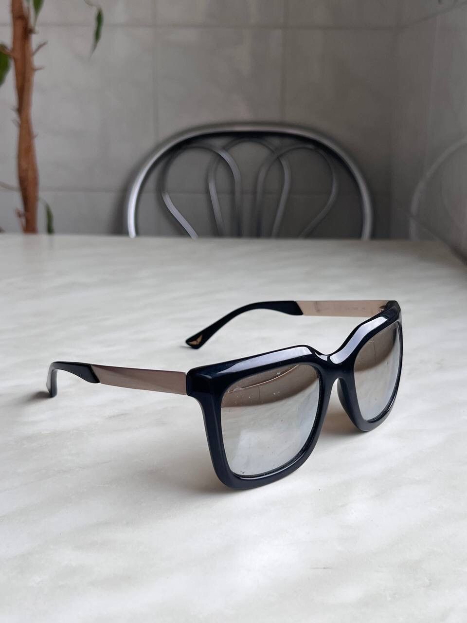 Vintage × Zadig & Voltaire Zadig & Voltaire'00s Square Black Frame Sunglasses Eyewear Size ONE SIZE - 3 Thumbnail
