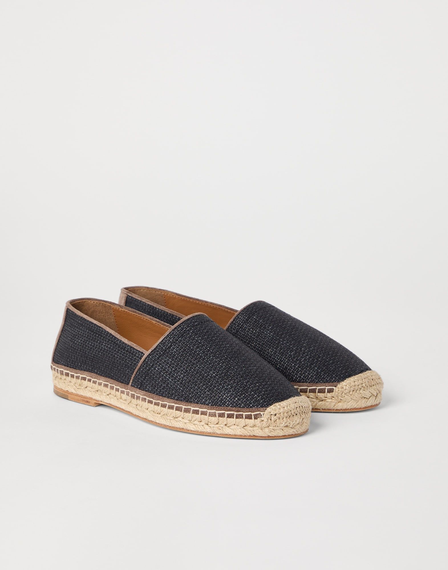 Brunello Cucinelli o1la1rc1a0326 Techno Raffia Espadrilles in Black Size US 8 / EU 41 - 5 Thumbnail