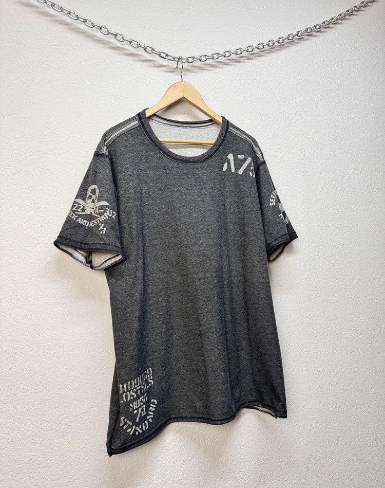 Affliction Affliction Vintage Reversible Double Skull T Shirt Size US XL / EU 56 / 4 - 8 Thumbnail