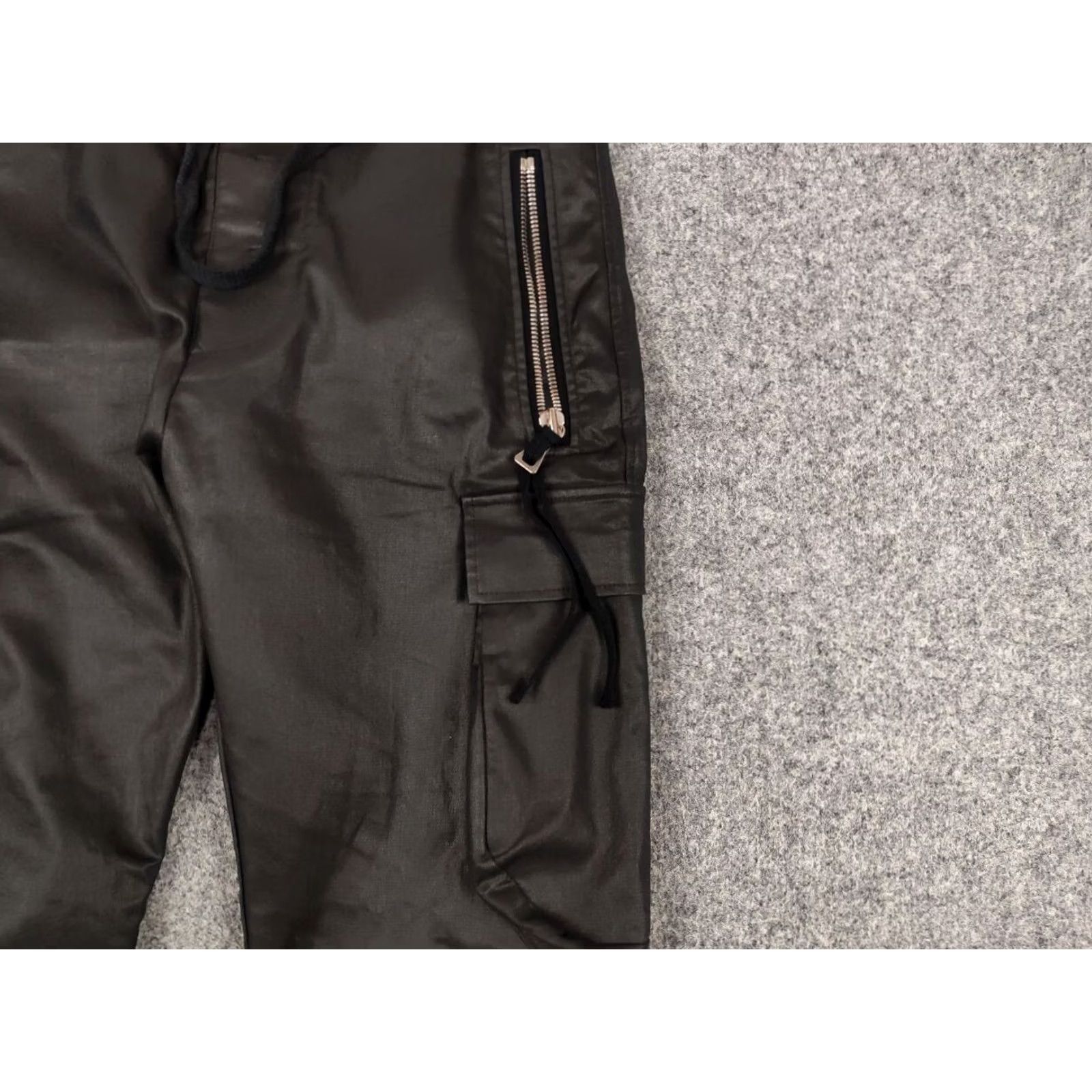 Vagabond Vagabond Black Slim Cargo Pants Rick Owens Style Mens Regular Size US 33 - 7 Thumbnail