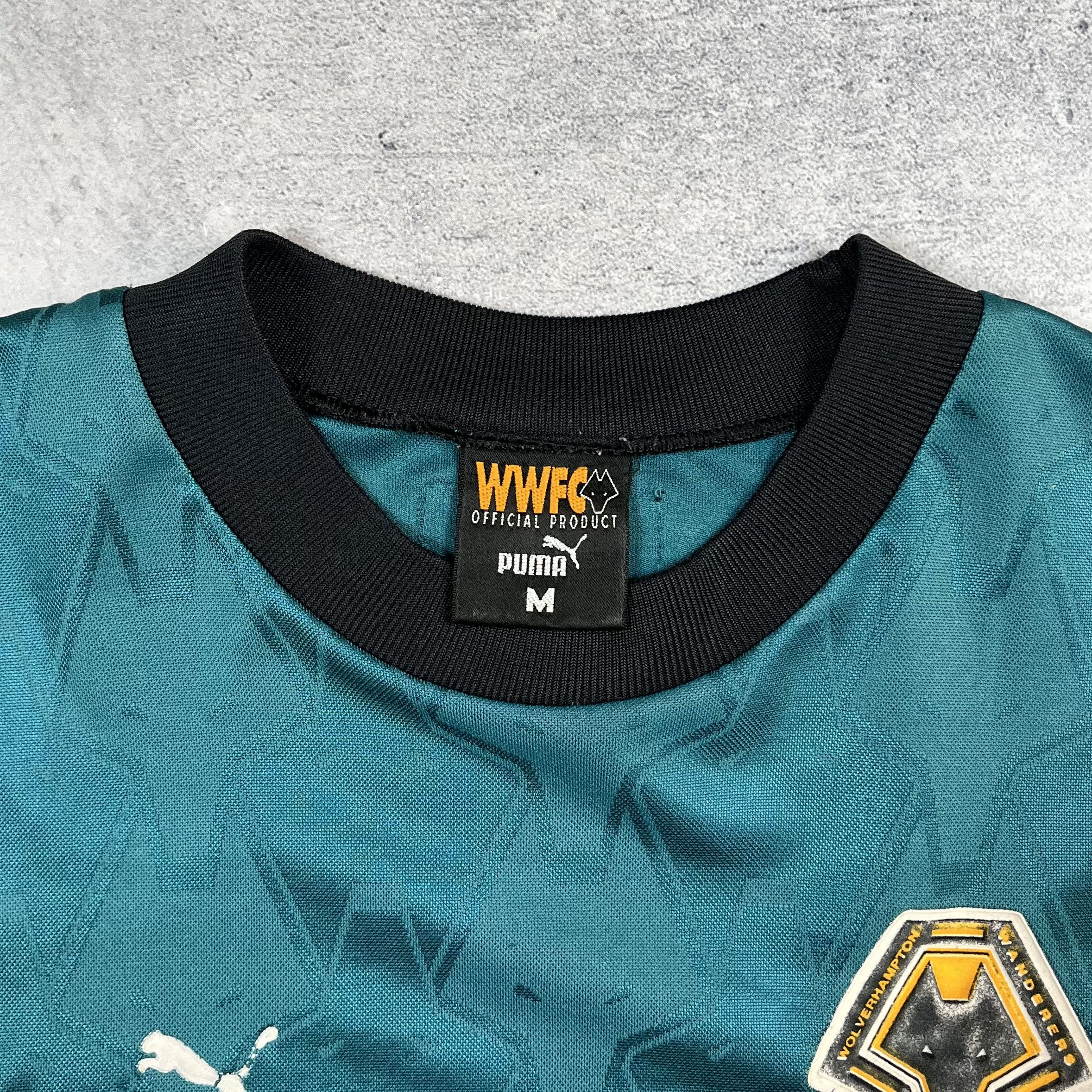 Puma Vintage Puma Wolverhampton Wanderers Soccer Jersey 1997/1999 Size US M / EU 48-50 / 2 - 9 Thumbnail