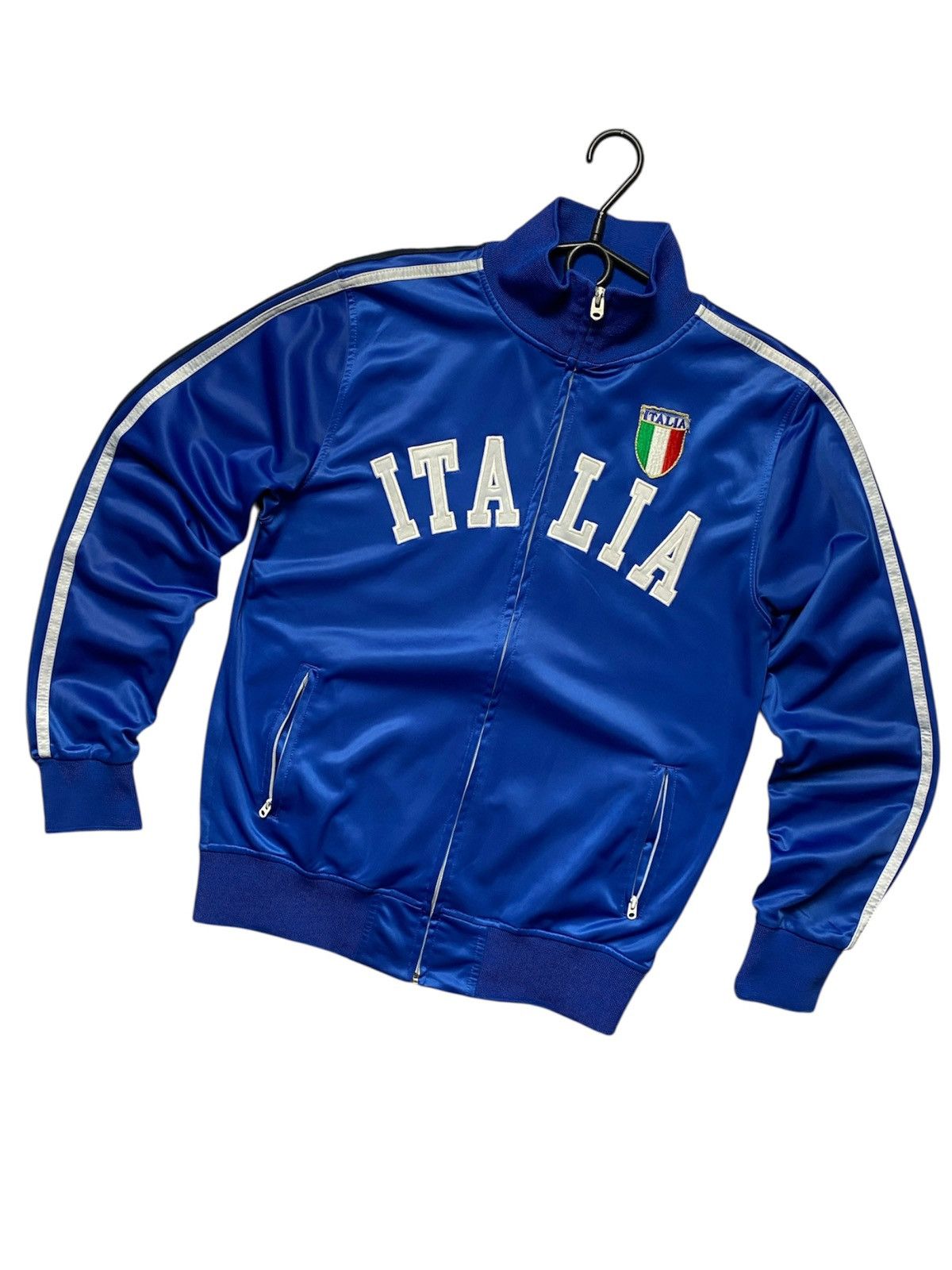 Other Vintage Italia track jacket big logo Italy stripes Size US M / EU 48-50 / 2 - 1 Thumbnail