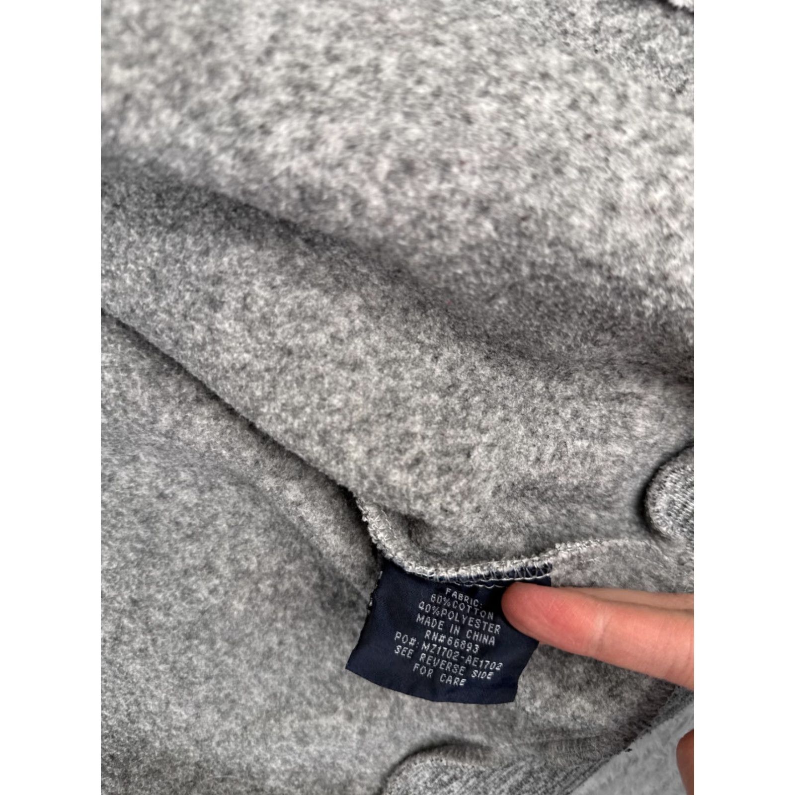 The North Face The North Face Jacket Men Gray Full Zip Hoodie Knit Shell Polyester Fleece Read Size US S / EU 44-46 / 1 - 4 Thumbnail
