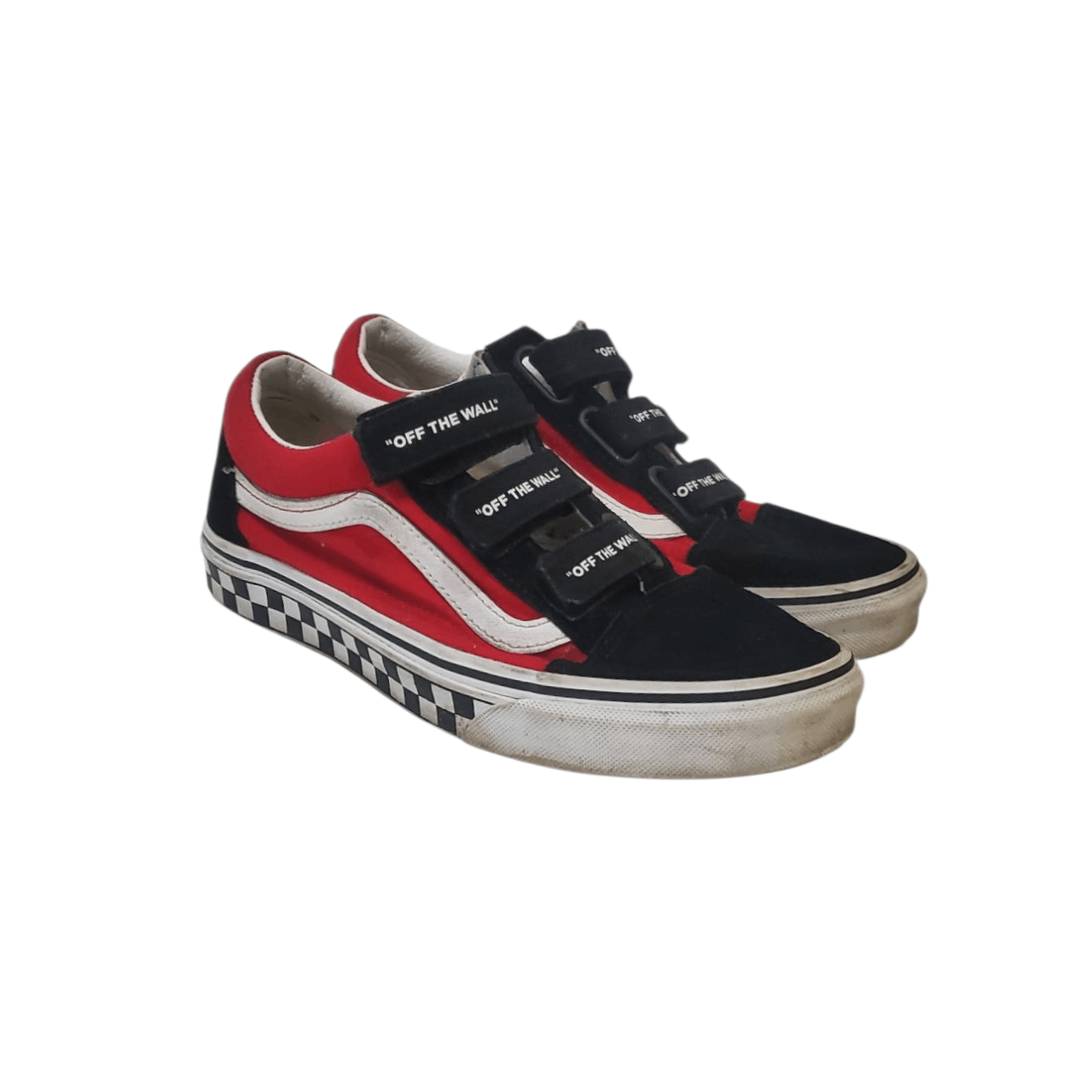 Vans Vans Old Skool V Checkerboard Strap Shoes Size US 6 / EU 39 - 1 Thumbnail