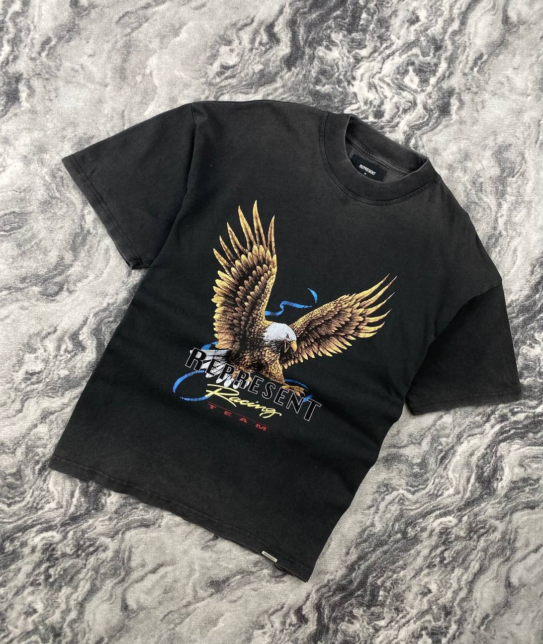 Represent Clo. Vintage Represent Racing Team Eagle T-Shirt Big Logo Men Size US M / EU 48-50 / 2 - 1 Thumbnail