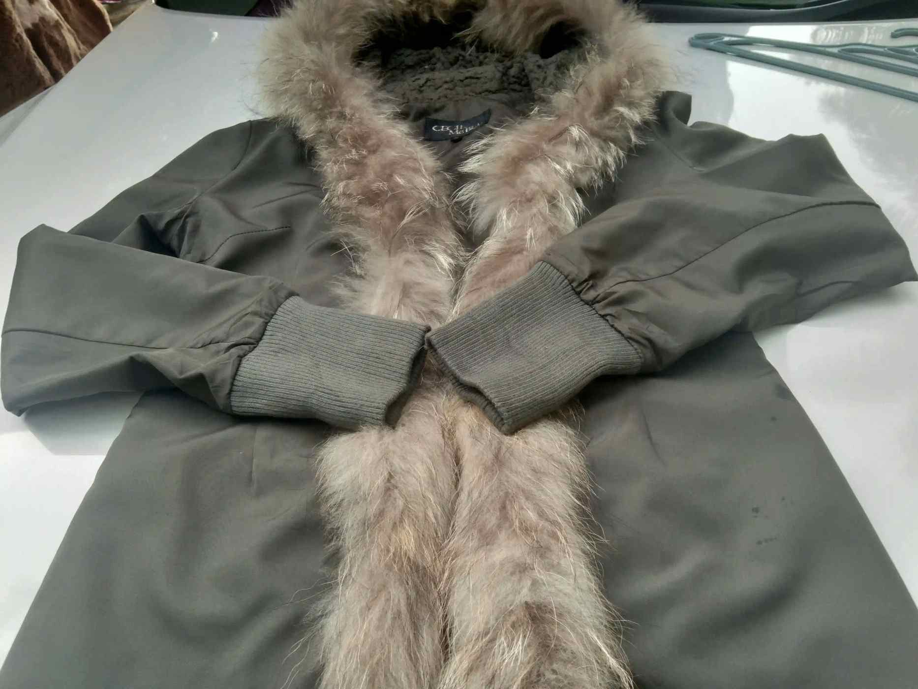 Japanese Brand CECIL MCBEE RACCON FUR WINTER JACKET Size M / US 6-8 / IT 42-44 - 5 Thumbnail