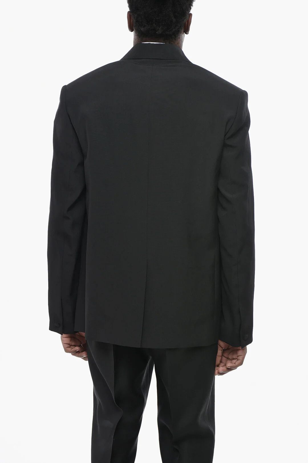Givenchy og1mm0326 Oversized Double-Breasted Blazerin Black Size US S / EU 44-46 / 1 - 2 Thumbnail