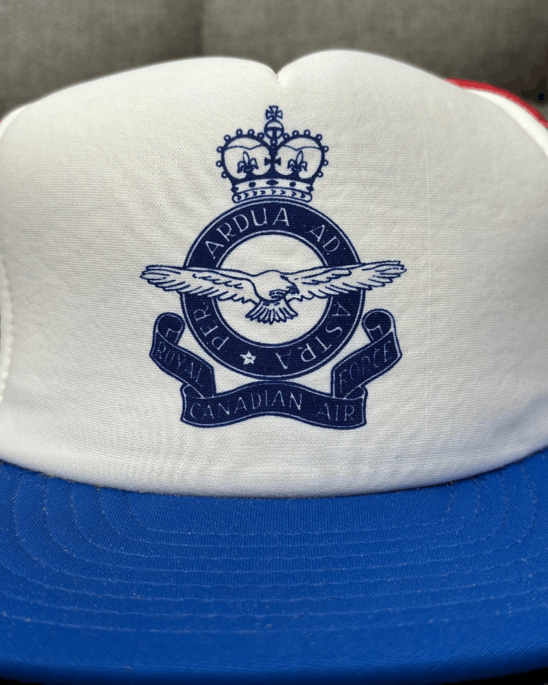 Vintage Vintage Royal Canadian Air Force Military Trucker Hat Size ONE SIZE - 3 Thumbnail