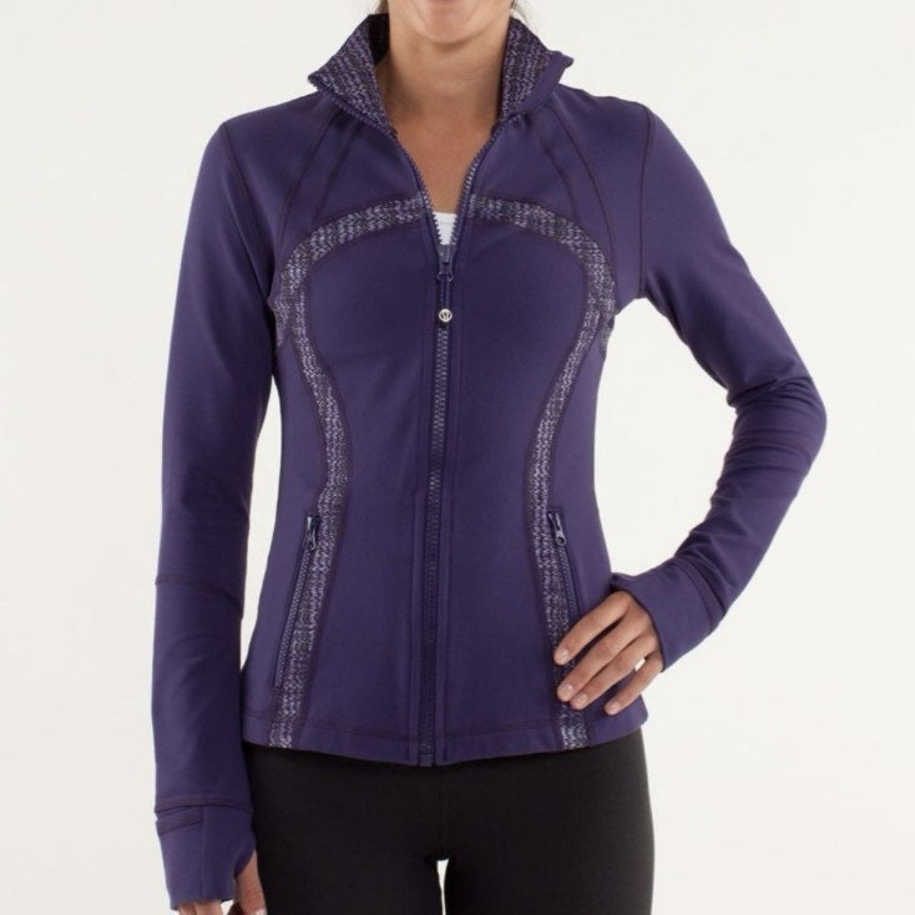 Lululemon LULULEMON Dense Purple Ziggy Wee Caspian Define Jacket Size M / US 6-8 / IT 42-44 - 1 Thumbnail