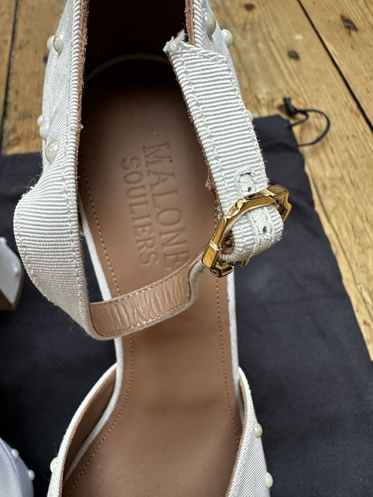 Malone Souliers Malone Souliers cloth sandals Size US 7 / IT 37 - 4 Thumbnail