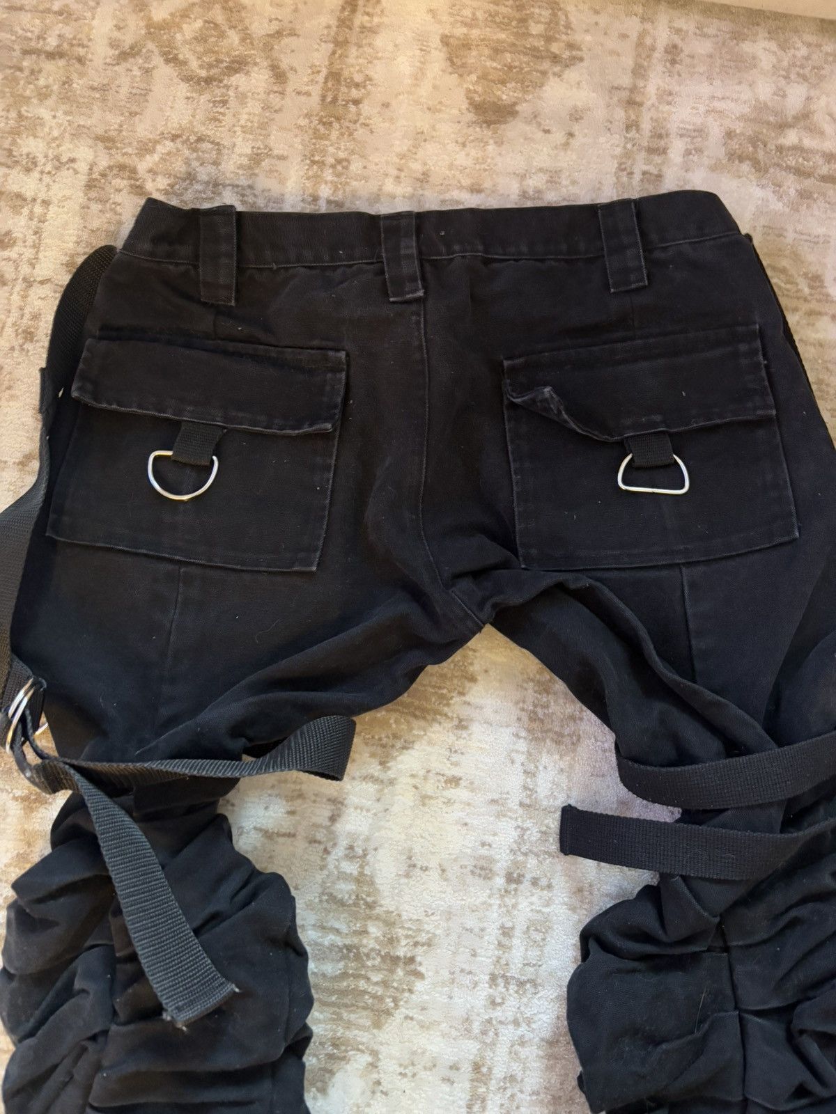 Other Kam Vercetti black stacked cargo pants Size US 30 / EU 46 - 8 Thumbnail