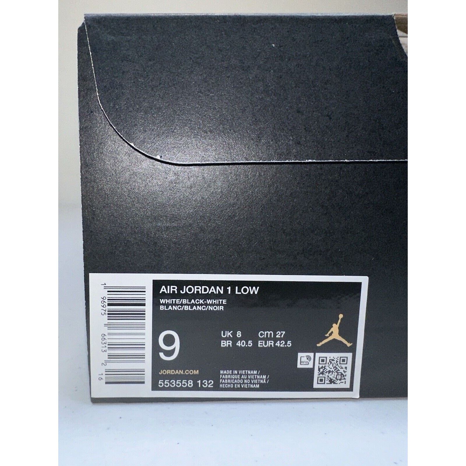 Nike Nike Air Jordan 1 Low Reverse PandaMen's 9 W 10.5 553558-132 Size US 9 / EU 42 - 7 Thumbnail