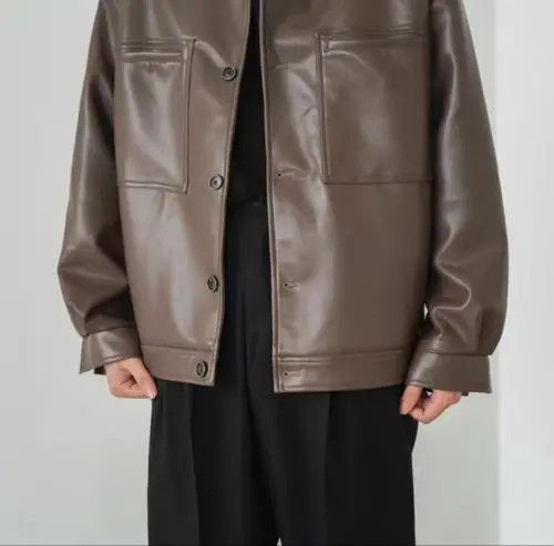Vintage Madoka x Maya Korean fashion retro faux leather jacket Size US XL / EU 56 / 4 - 4 Thumbnail