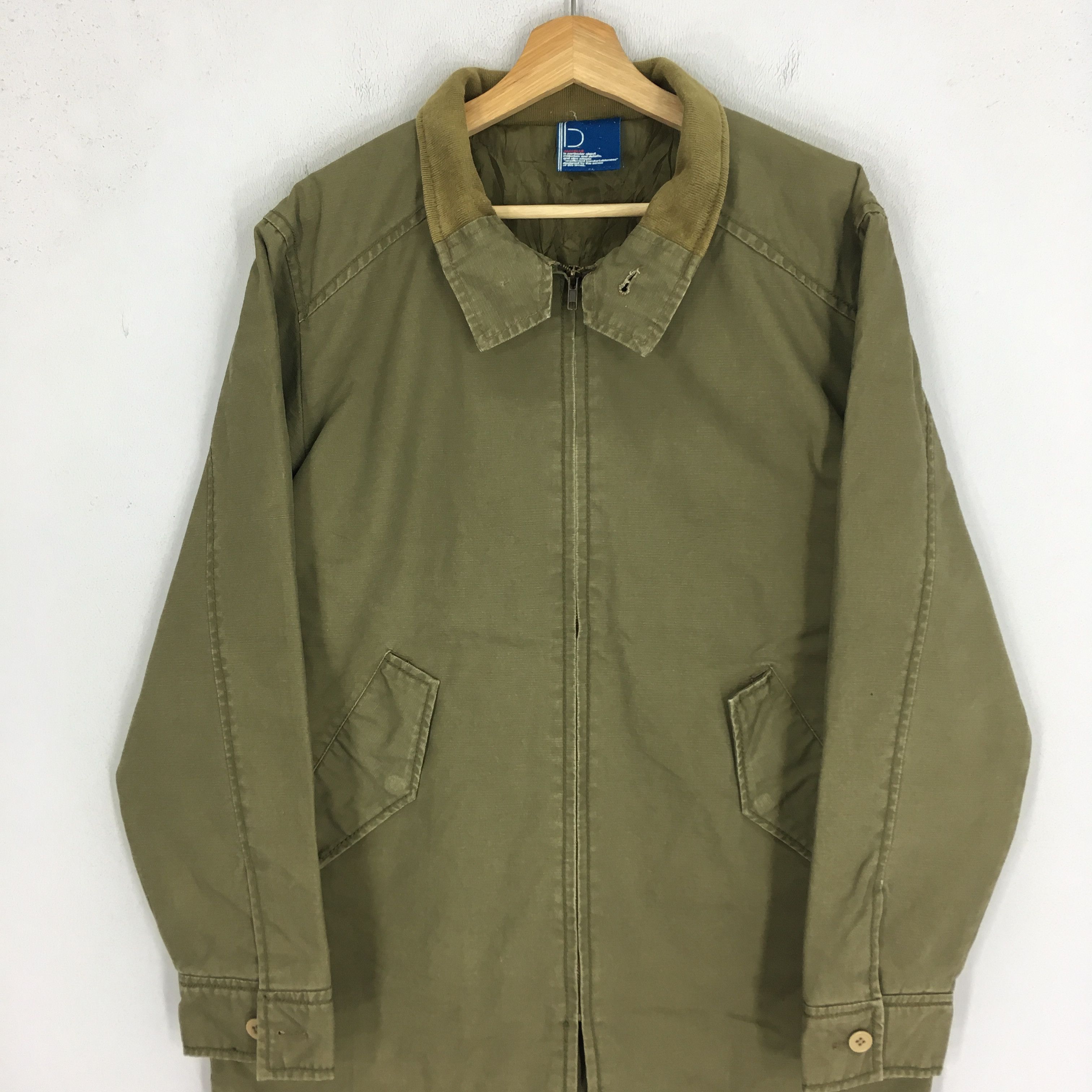 RAGEBLUE Vintage Rageblue Japanese Workers Olive Green Jacket Size US L / EU 52-54 / 3 - 3 Thumbnail
