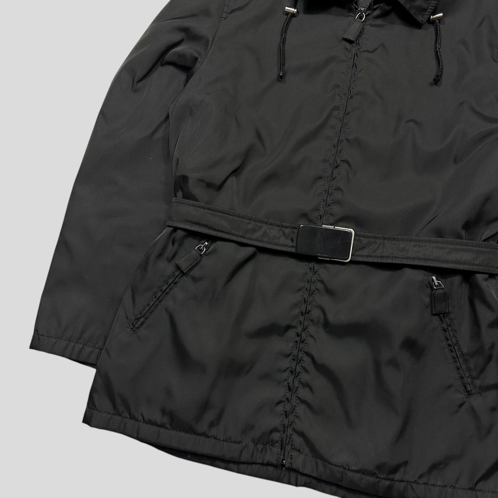 Prada Prada 90’s Quilted Nylon Belt Parka Jacket - UK10 Size M / US 6-8 / IT 42-44 - 5 Thumbnail