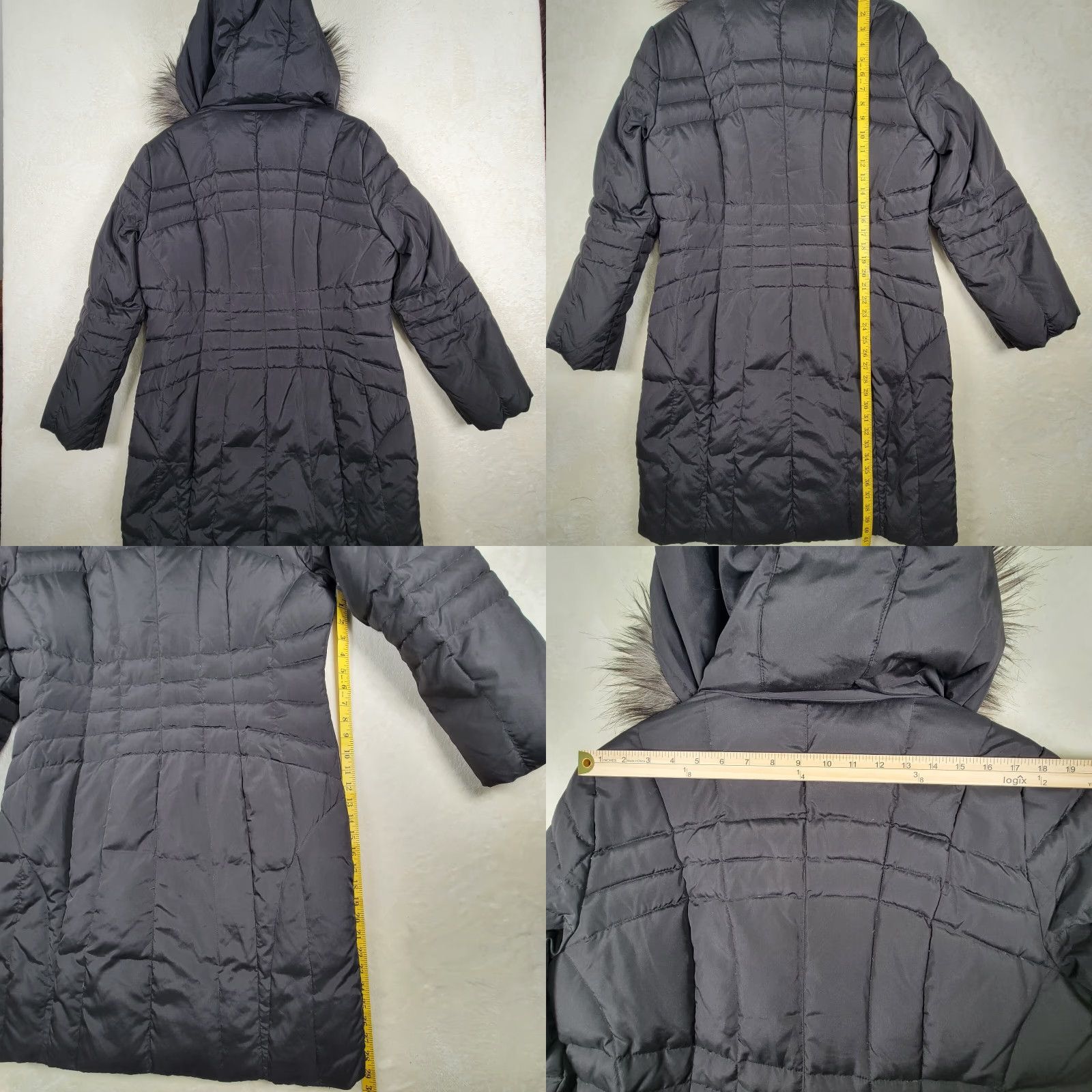 Calvin Klein Calvin Klein Puffer Jacket Women L Gray Lightweight Packable Travel Size L / US 10 / IT 46 - 8 Thumbnail