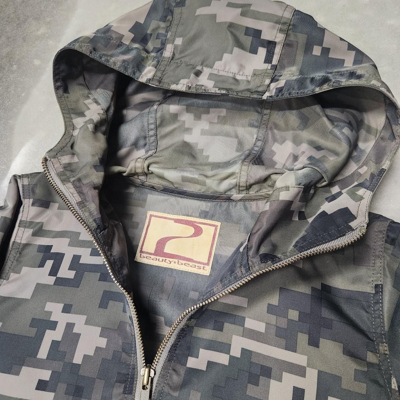 Beauty Beast Beauty Beast Digital Pixel Forest Camo Anorak Jacket Size US M / EU 48-50 / 2 - 2 Thumbnail