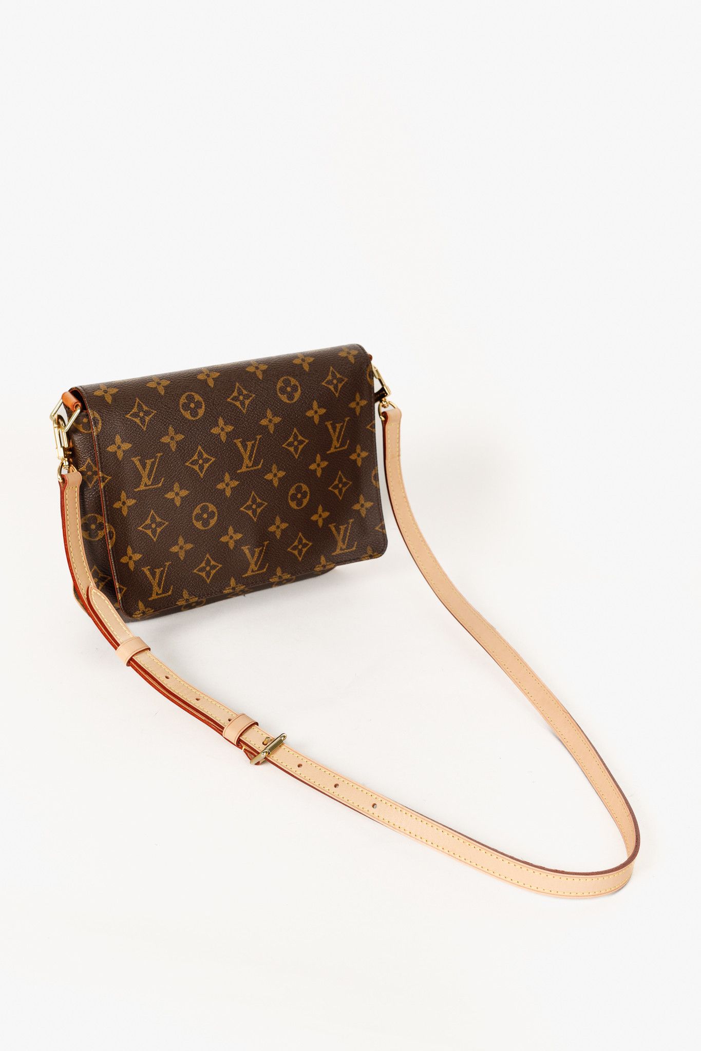 Louis Vuitton Louis Vuitton Musette Tango Monogram Canvas Messenger Bag Size ONE SIZE - 6 Thumbnail