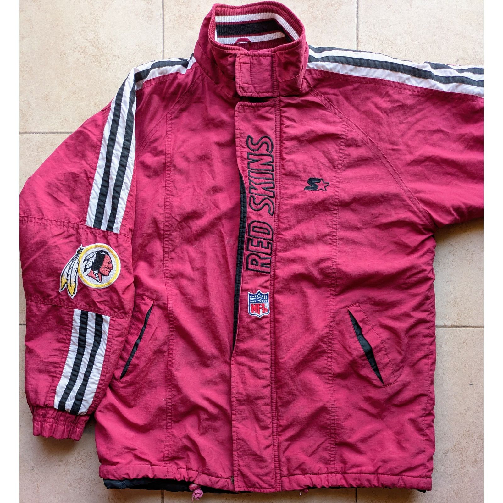 Starter Washington Redskins 90s STARTER puffer coat M red NFL vtg Size US M / EU 48-50 / 2 - 3 Thumbnail