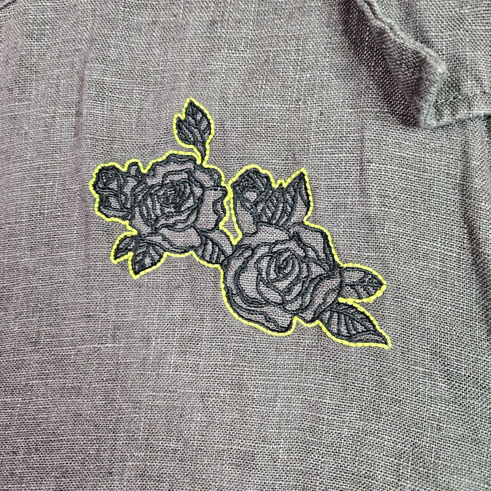 Vintage State Of Flux Tiger Embroidered Button Shirt Men's L Streetwear Size US L / EU 52-54 / 3 - 3 Thumbnail