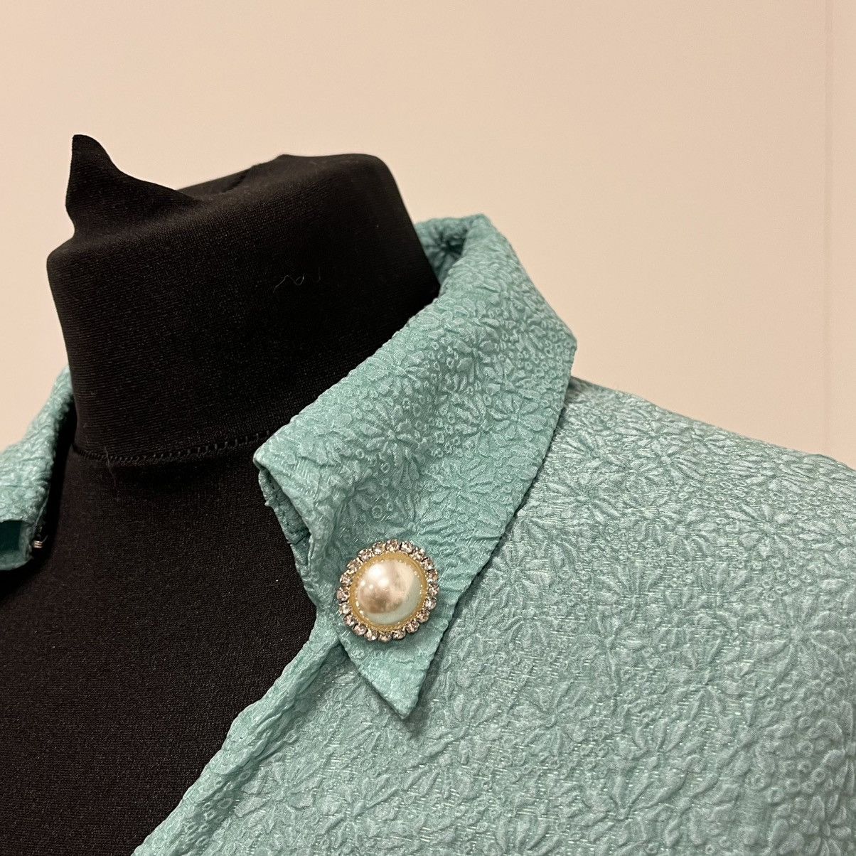 Baum und Pferdgarten Baum Und Pferdgarten Blue silk dress with buttons Size XS / US 0-2 / IT 36-38 - 10 Thumbnail