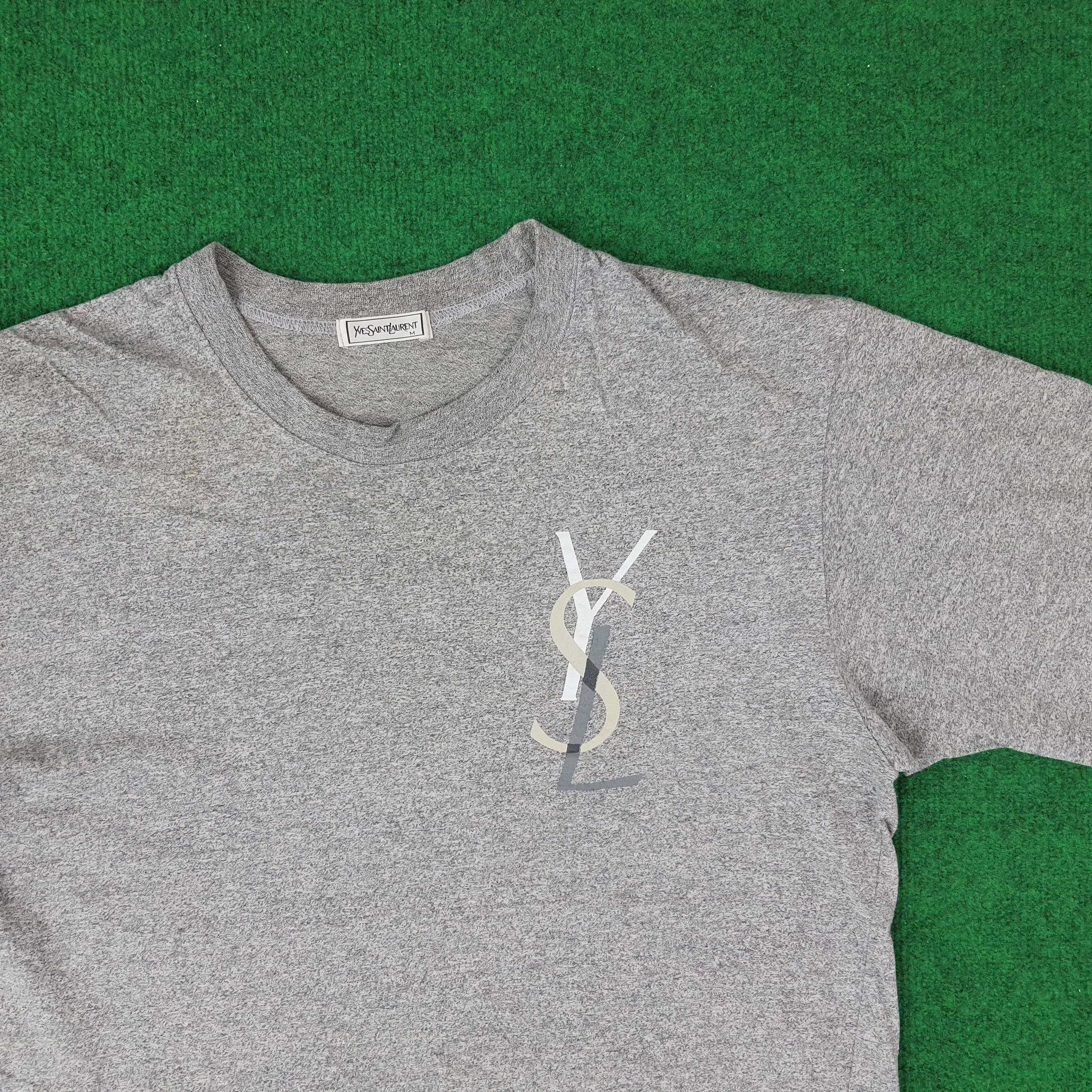 Yves Saint Laurent Vintage Yves Saint Laurent YSL Luxury Brand Tshirt C223N24 Size US M / EU 48-50 / 2 - 2 Thumbnail