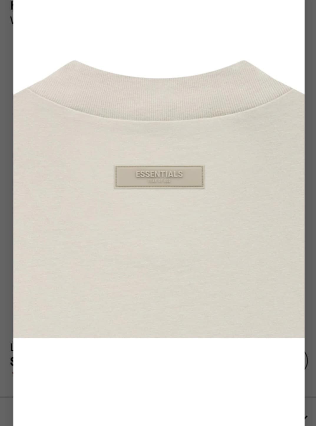 Fear of God sz L Fear of God Essentials T-shirt wheat SS22 Size US L / EU 52-54 / 3 - 3 Thumbnail