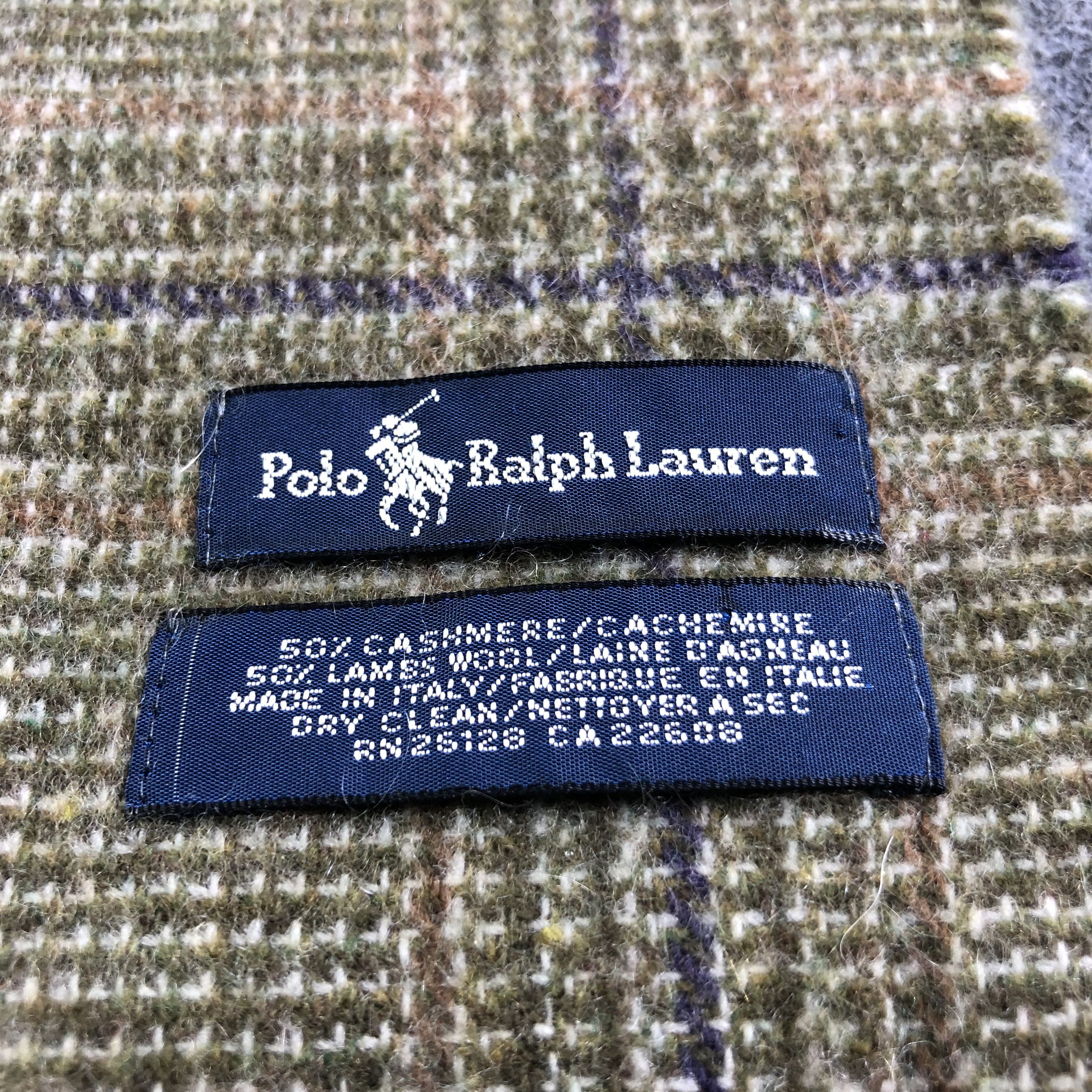 Polo Ralph Lauren Polo Ralph Lauren Cashmere Scarf Muffler V1969 Size ONE SIZE - 5 Thumbnail