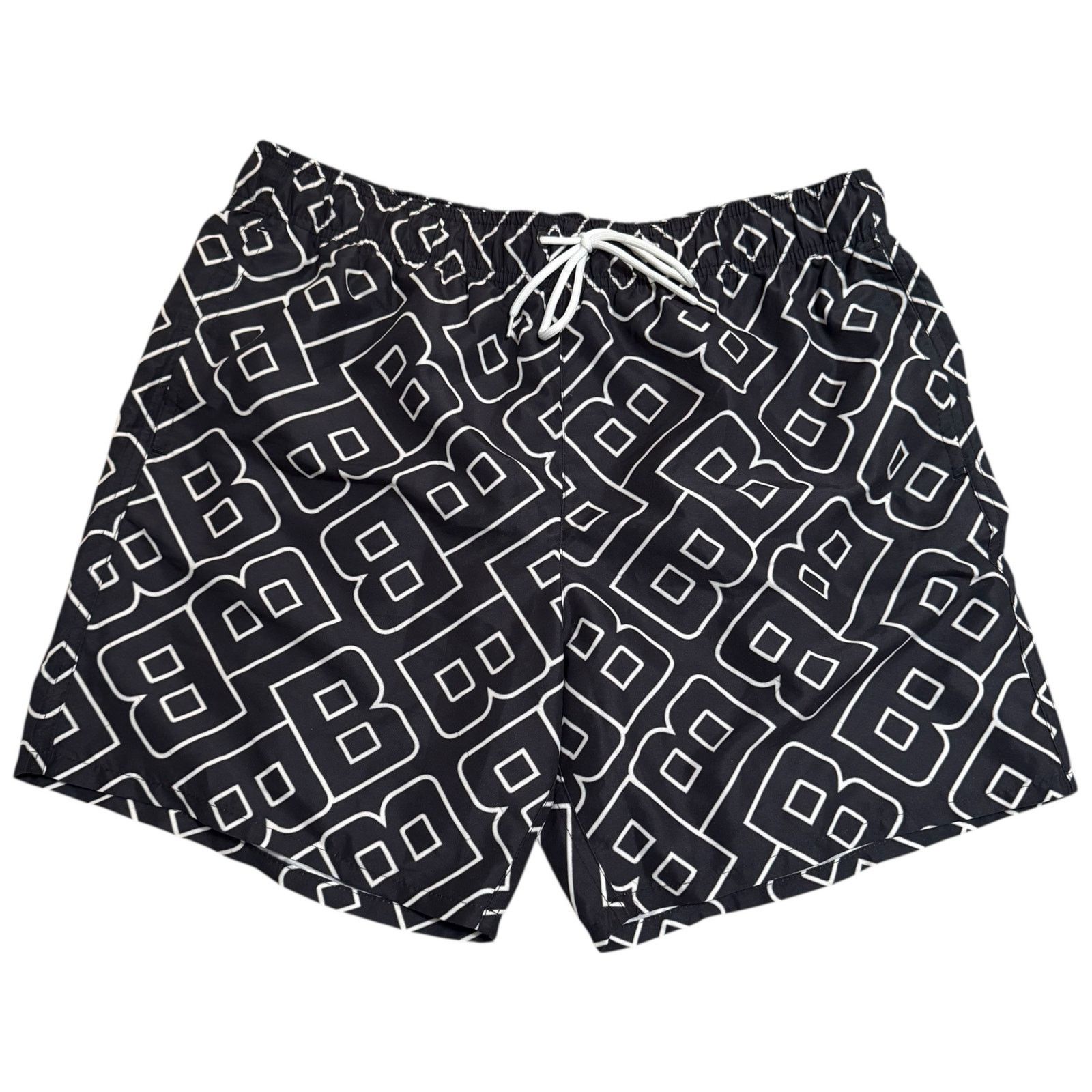 Other BeefyBoy Swim Trunks Drawstring Mesh Lined Short Logo XXL Size US 35 - 1 Thumbnail