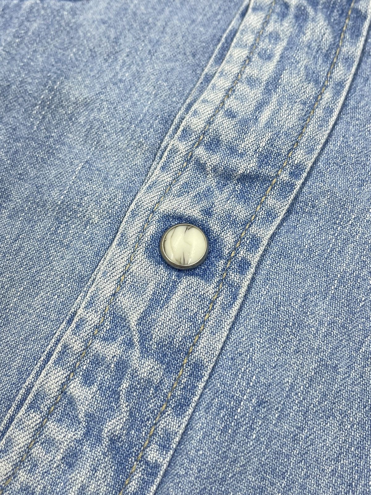 Levi's × Levi's Vintage Clothing × Vintage Vintage Levis Strauss Denim Shirt Blue Y2K Drill Size US M / EU 48-50 / 2 - 7 Thumbnail