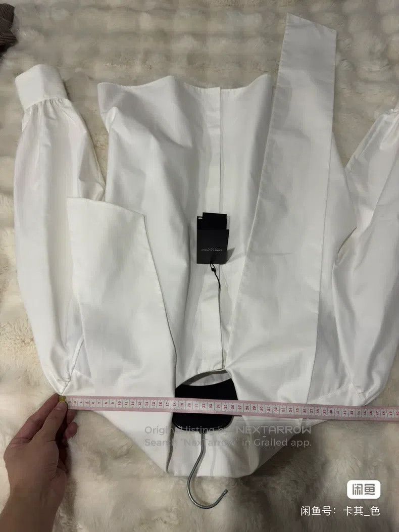 Saint Laurent Paris Saint Laurent Paris Large Butterfly Bow Shirt Size S / US 4 / IT 40 - 6 Thumbnail