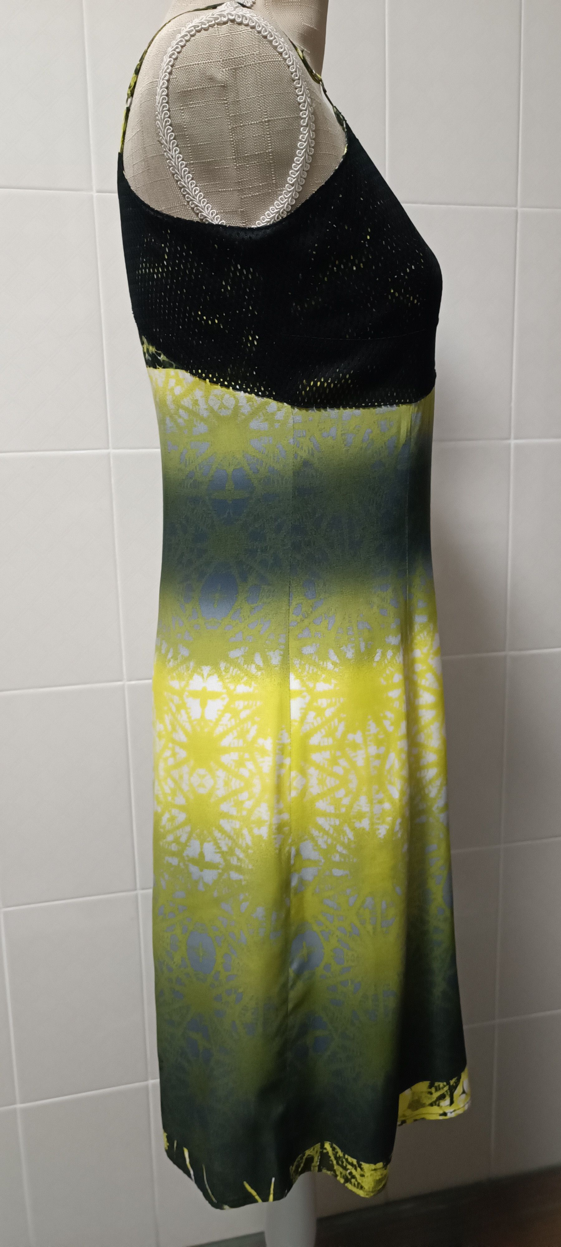 Jean Paul Gaultier SS2000 - Psychedelic print midi dress Size S / US 4 / IT 40 - 11 Thumbnail