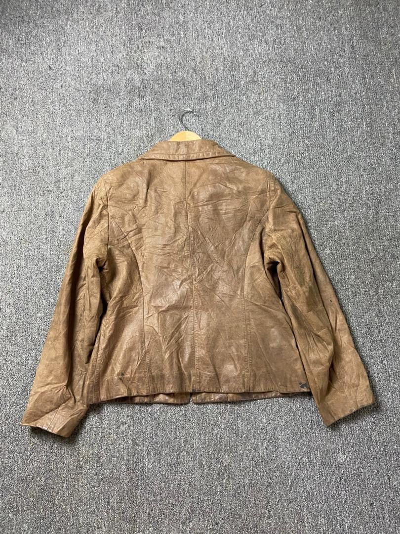 Japanese Brand Pou Dou Dou Vingt-Trois Leather Jacket (190) Size US XXS / EU 40 - 7 Thumbnail