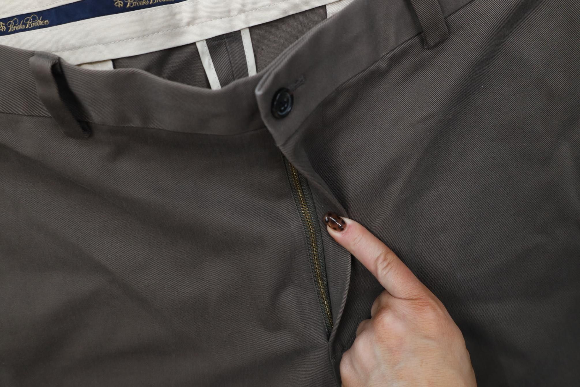 Brooks Brothers Deadstock Vintage Brooks Brothers Advantage Chino Pants Gray Size US 37 - 6 Thumbnail
