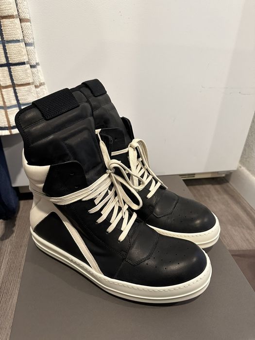 Rick Owens Rick owens geobasket black Milk Size 42 | Grailed