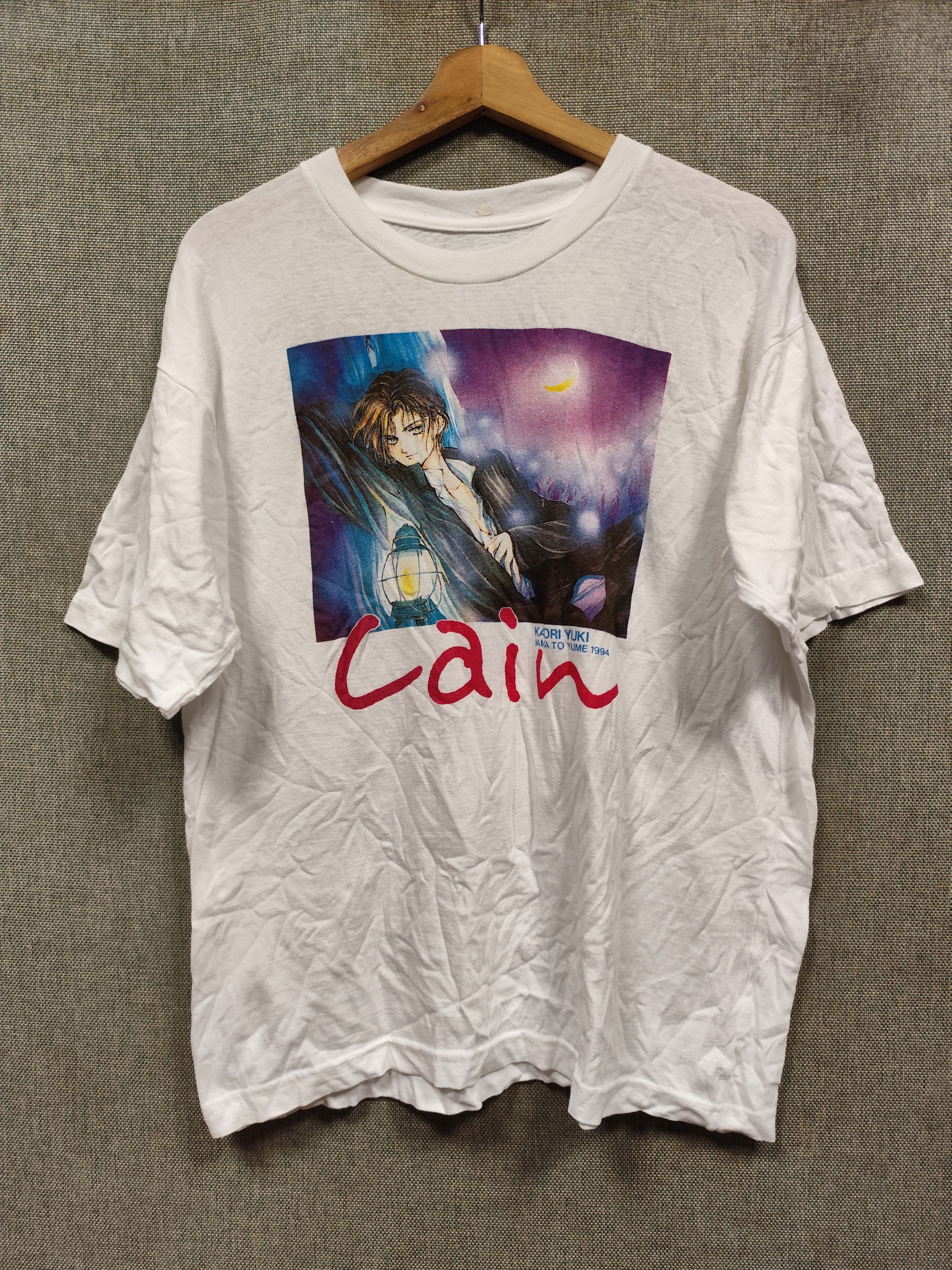 Anime Vintage 1994 Kaori Yuki Earl Cain Tee Size US L / EU 52-54 / 3 - 1 Thumbnail